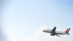 An Airbus A319100 takes off from Duesseldorf International Airport An Airbus A319100 takes off from Duesseldorf International Airport