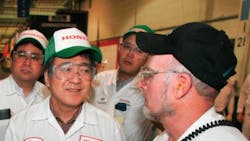 Honda of America Manufacturing CEO Hidenobu Iwata Honda of America Manufacturing CEO Hidenobu Iwata