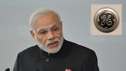 Narendra Modi GE logo Narendra Modi GE logo