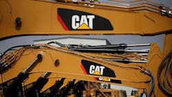 The Caterpillar CAT logo The Caterpillar CAT logo