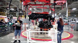 The Dodge Viper assembly plant in Detroit.