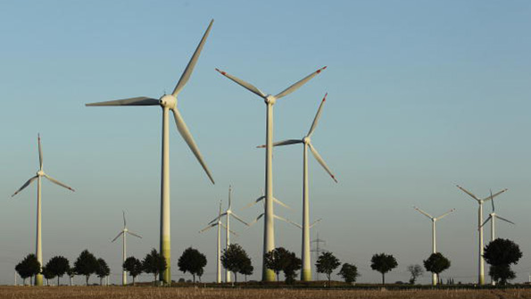 A German wind farm