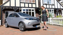 The Go Ultral Low Renault ZOE electric car The Go Ultral Low Renault ZOE electric car