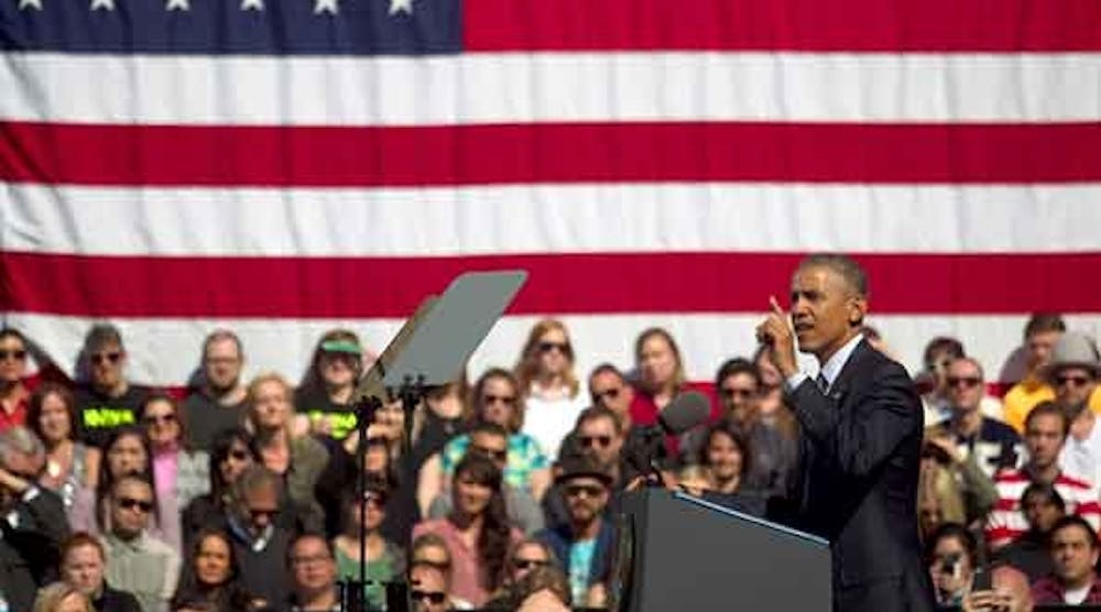 In May, President Barack Obama spoke to a gathering of Nike employees about the Trans-Pacific Partnership.