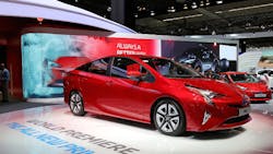 Toyota39s latest iteration of the triedandtrue Prius debuted at the Frankfurt Auto Show in September Toyota39s latest iteration of the triedandtrue Prius debuted at the Frankfurt Auto Show in September