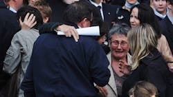 Relatives of passengers on Air France39s flight 447 mourn outside Notre Dame Cathedral after a memorial service for the victims of the Air France air crash on June 3 2009 in Paris France Many people look at how the Air France PR team managed this tragedy as a textbook approach Relatives of passengers on Air France39s flight 447 mourn outside Notre Dame Cathedral after a memorial service for the victims of the Air France air crash on June 3 2009 in Paris France Many people look at how the Air France PR team managed this tragedy as a textbook approach