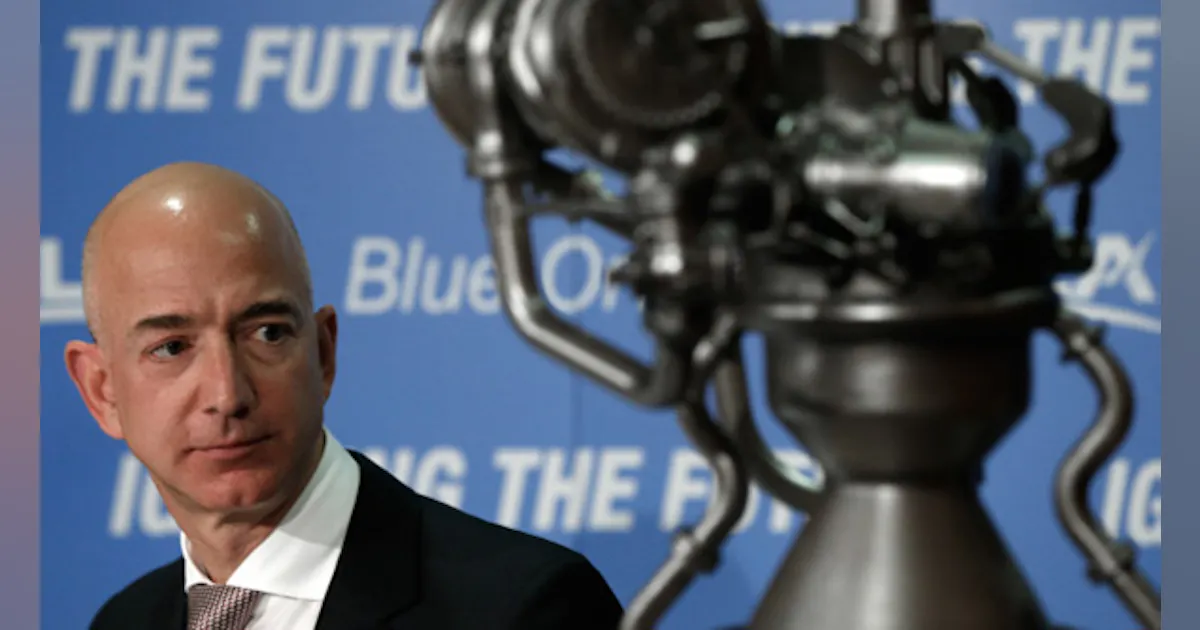 Bezo Inaguation Bezos Claims Space Breakthrough with Blue Origin Reusable Rocket ...