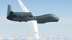 The Northrup Grumman Global Hawk drone in flight. Japan is closing in on acquiring three, which would significantly enhance the country&rsquo;s intelligence, surveillance and reconnaissance capabilities.