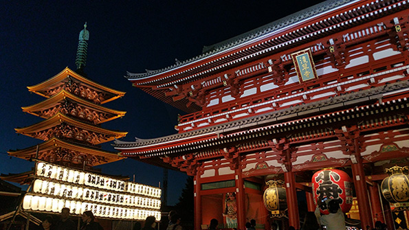 A Japanese temple near Tokyo