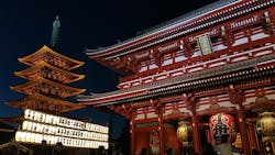 A Japanese temple near Tokyo A Japanese temple near Tokyo