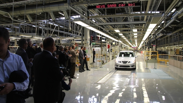 A view inside the Nevs factory in Sweden