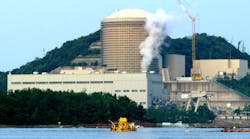 Steam rises from the No. 3 reactor of the nuclear plant in Mihama, Japan. The country might be eyeing a return to more prominent nuclear power usage.