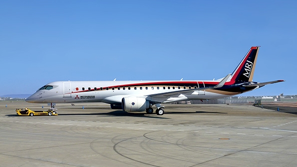 Mitsubishi MRJ airplane