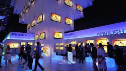 The Philips booth at the 2009 IFA tech trade fair in Berlin Germany The Philips booth at the 2009 IFA tech trade fair in Berlin Germany