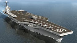 CVN-80 will be the third Ford-class carrier (named for the first ship of the series, the USS Gerald R. Ford, CVN-78), and named to recognize the U.S. Navy&apos;s first nuclear-powered aircraft carrier, USS Enterprise (CVN 65), which was deactivated in 2012.
