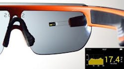Kopin introduced its new smart glasses at CES 2016 earlier this month in Las Vegas. The frames are outfitted with the company&apos;s trademarked Pupil display module and two-millimeter smart glass display.