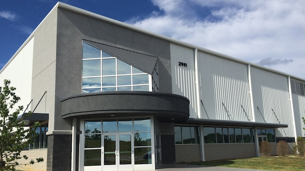 The entrance to the new plant in Cookeville Tenn