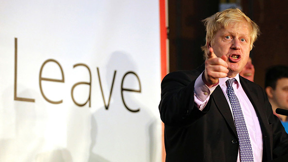 Former London mayor Boris Johnson