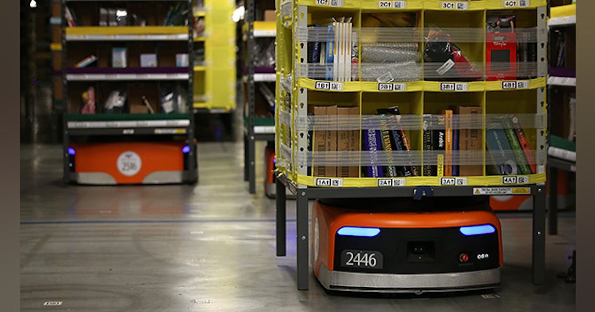 Kiva Robots Amazon Warehouse Amazon Warehouse Robots Kiva Systems