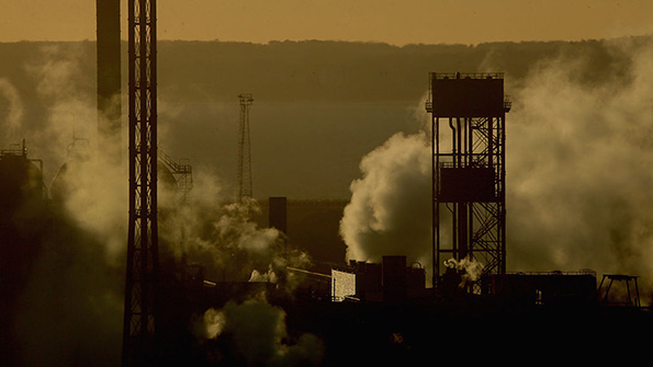 The Tata Steel plant in Port Talbot