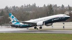 Boeing tests a new 737 MAX 8 in Renton Washington earlier this year Boeing tests a new 737 MAX 8 in Renton Washington earlier this year