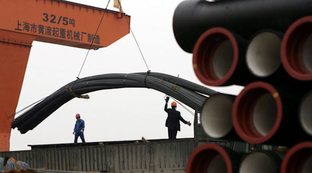 China&apos;s state-owned steel industry lost up to $15.5 billion in 2015, said AISI President Thomas Gibson. China&apos;s steel industry has ramped up exports to help compensate for declining domestic demand.