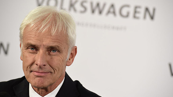 VW AG CEO Matthias Mueller