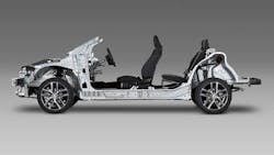 Toyota Motor Corp will launch several new vehicle platforms such as the one pictured here that incorporate its Toyota New Global Architecture Toyota Motor Corp will launch several new vehicle platforms such as the one pictured here that incorporate its Toyota New Global Architecture