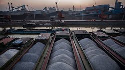 The BeijingHangzhou Canal in the logistics area of the Zhong Tian Steel Group The BeijingHangzhou Canal in the logistics area of the Zhong Tian Steel Group