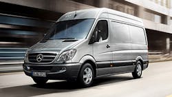 The Daimler Sprinter van The Daimler Sprinter van