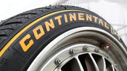 A Continental tire A Continental tire