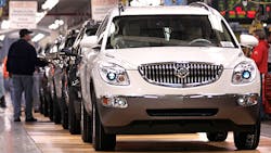 Buick SUVs roll off the production line in Lansing Michigan Buick SUVs roll off the production line in Lansing Michigan