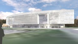 A rendering of the planned robotics laboratory for the University of Michigan campus A rendering of the planned robotics laboratory for the University of Michigan campus