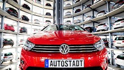 A Volkswagen Golf 7 inside the Autostadt at the companys Wolfsburg headquarters A Volkswagen Golf 7 inside the Autostadt at the companys Wolfsburg headquarters