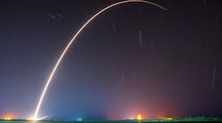 The SpaceX Falcon 9 rocket launches in Cape Canaveral, Florida, in May.
