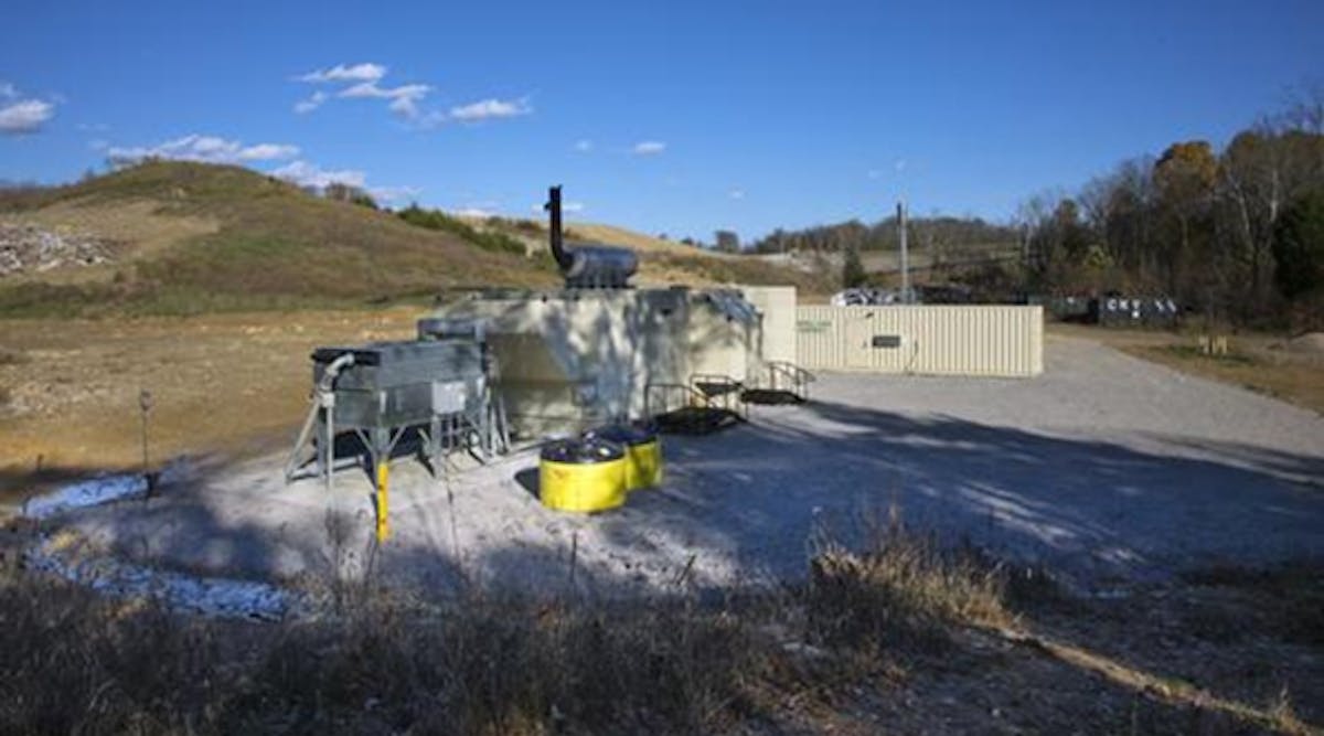 Toyota&apos;s methane recycling operation at the Central Kentucky Landfill.