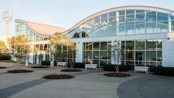 A courtyard view of MercedesBenz39s plant in Tuscaloosa County Ala A courtyard view of MercedesBenz39s plant in Tuscaloosa County Ala
