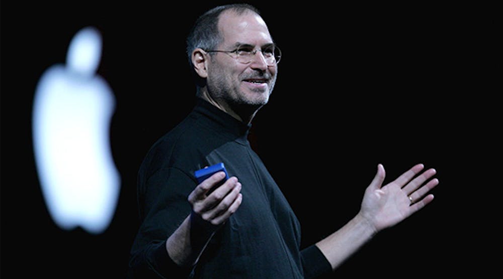 Former Apple CEO Steve Jobs delivers the keynote at the 2005 Macworld Expo, back in the pre-iPhone days.