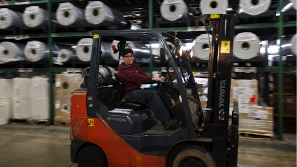 Eric Latullipe silicon machine operator FLEXcon