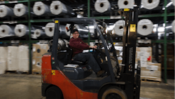 Eric Latullipe silicon machine operator FLEXcon Eric Latullipe silicon machine operator FLEXcon