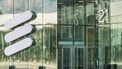 The Ericsson logo outside the companys headquarters The Ericsson logo outside the companys headquarters