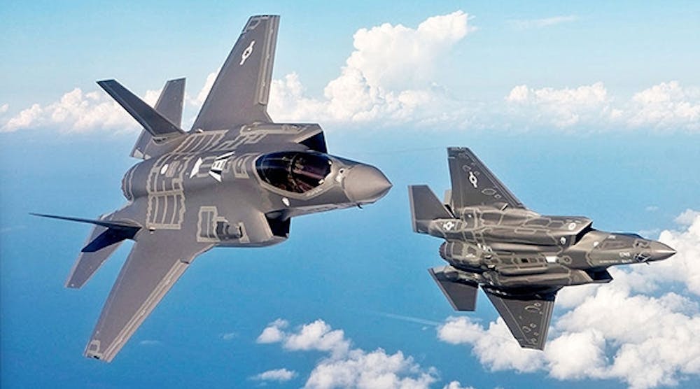 The F-35 is a stealth-enabled, single-engine aircraft in development for more than a decade, and now in use by the U.S. Marine Corps and U.S Air Force. The U.S. Navy, and the U.K. Royal Air Force, as well as defense ministries in several NATO and other Allied nations also will deploy the fighters in the future, but it remains under close scrutiny for its development costs &mdash; reportedly up to $100 million per aircraft.