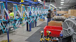 Kent International will roll out approximately 350000 bikes at its Manning SC factory but expects to produce about 500000 bikes in the US in 2017 and has set a target to ramp up to more than 1 million bicycles by 2020