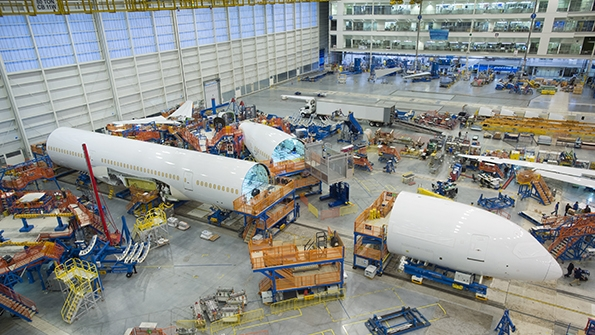 Boeing workers in North Charleston SC started the final assembly of the first 78710 Dreamliner The initial flight is expected in 2017