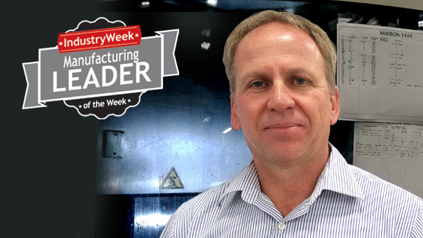 Micropulse Inc president and CEO Brian Emerick on the factory floor