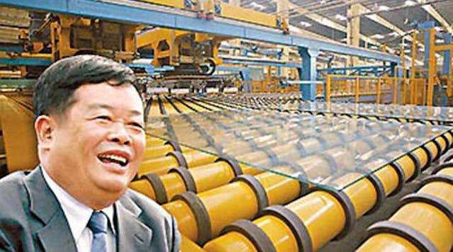 Cao Dewang, chairman of Fuyao Glass Industry Group Co Ltd