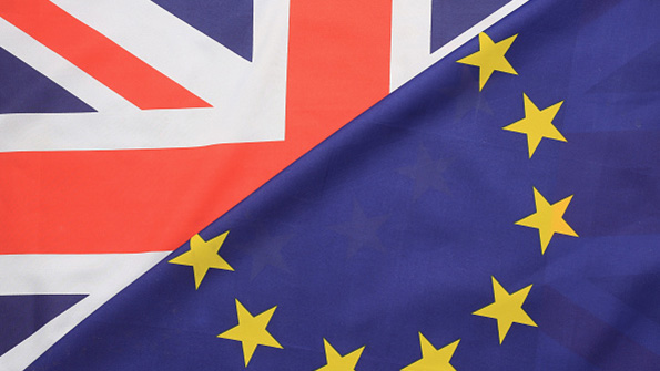 UKEU flag illustration