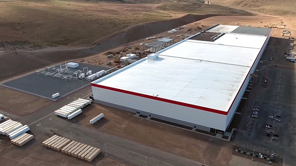 Tesla Showing Off Gigafactory During CES