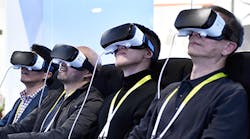 CES 2016 attendees take part in a Samsung VR event. What new (and probably wild) tech will be unveiled this year?