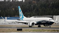 A Boeing 737 Max 8 singleaisle plane A Boeing 737 Max 8 singleaisle plane